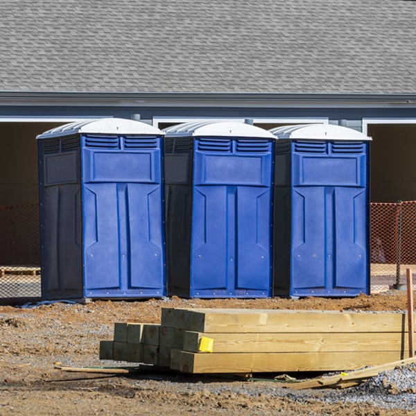 are there any restrictions on where i can place the portable toilets during my rental period in Lake Geneva